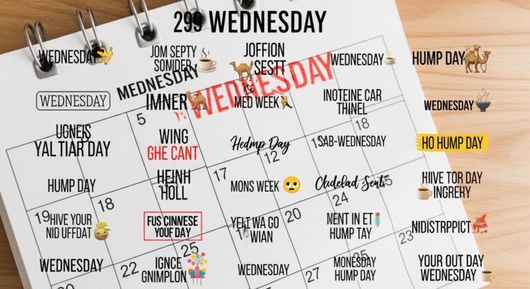 Wednesday Captions For Instagram