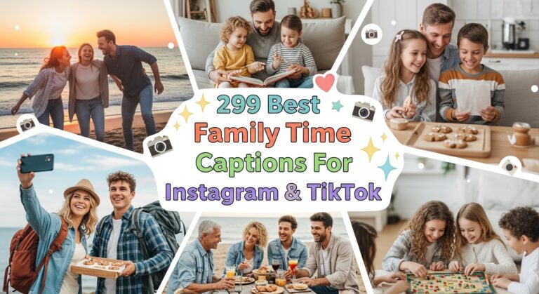 Family Time Captions For Instagram
