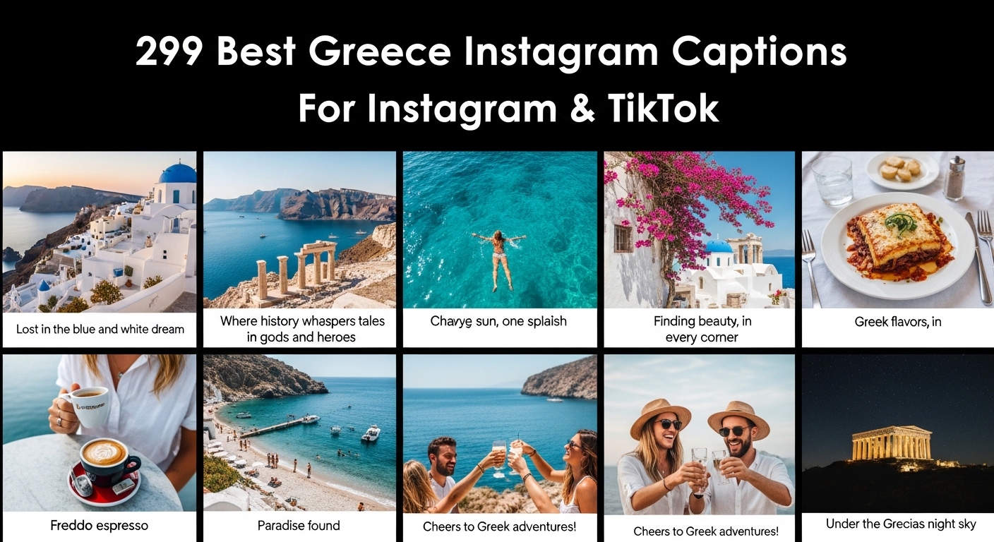 Greece Instagram Captions
