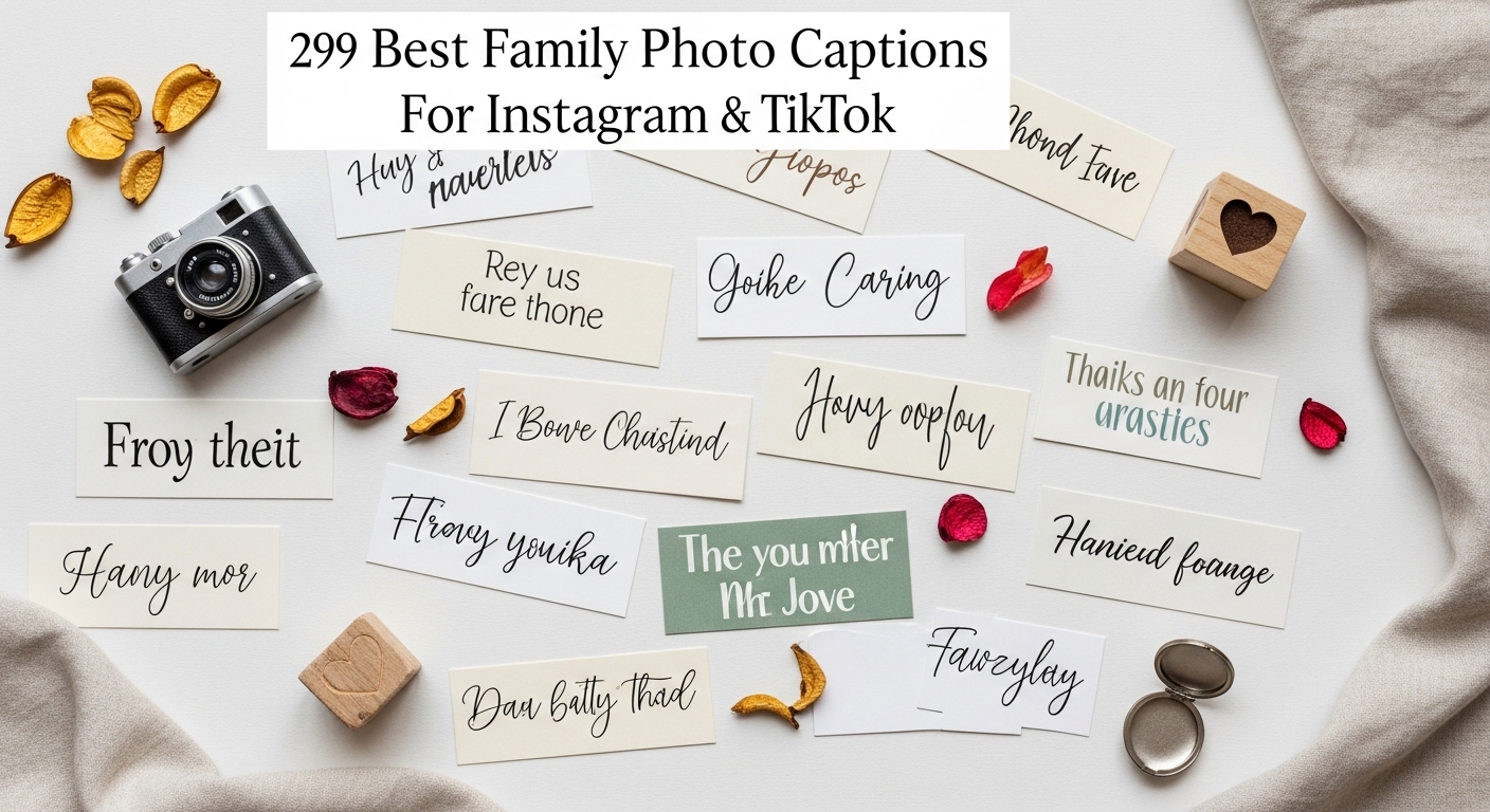 Family Photo Captions For Instagram